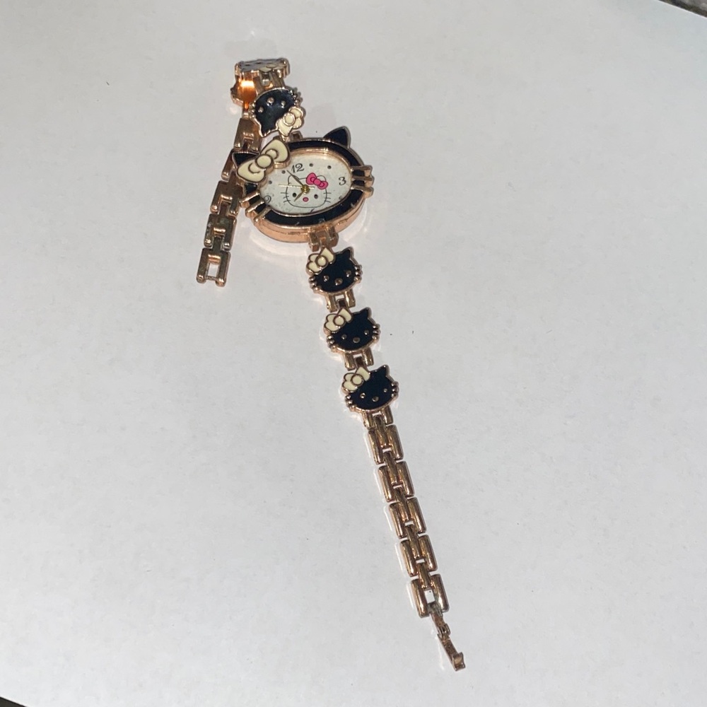 Hello Kitty Gold and Black Watch